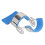 (L) Fingerextensions-Schiene mit Feder, einstellbar, blau, S 3