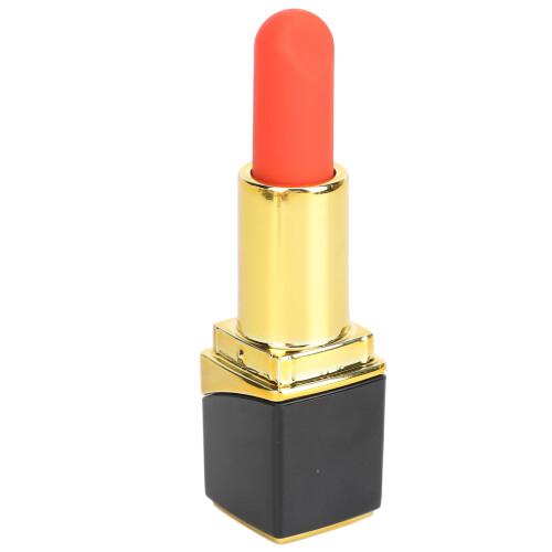 Vibrations-Lippenstift-Massager, 10 Modi, USB, wasserdicht, schwarz 1