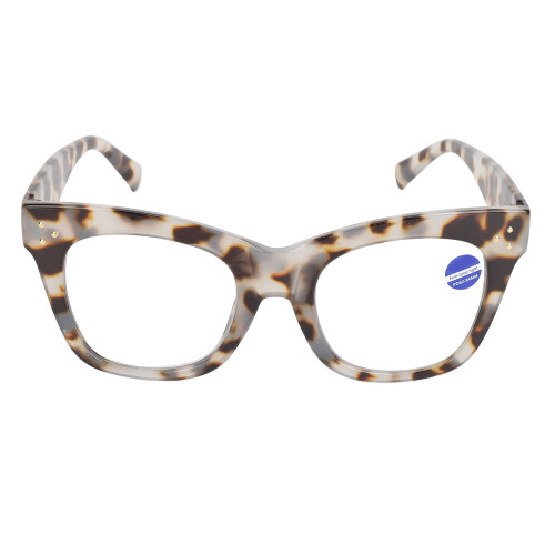 (+250 Gray) Blue Ray Blocking Reading Glasses +250 Brown PC Gaming 2