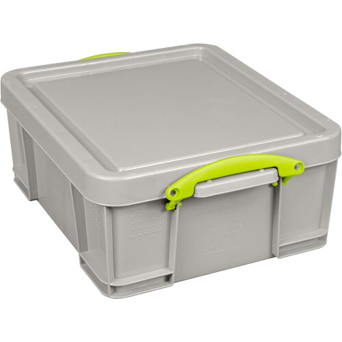 Really Useful Really Useful 18L Stacking Storage Box Grey 1