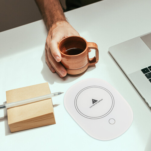 Sous-verre chauffant USB 55  pour tasses d'eau 1