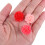 100Pcs Resinrosor Blommor Flatback Diy Cabochons 18 Mm 4