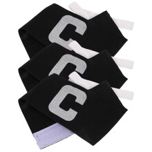 3Pcs Slitagebeständiga Kaptenarmband, Praktiska Fotbollsband