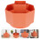 1Ruimtebesparende Plastic Draaibare Stationary Organizer 6