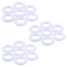 800Pièces Accessoires Anneaux Rideaux Blancs Glissement Silencieux