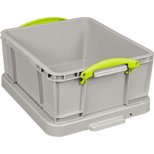 Really Useful Really Useful 18L Stacking Storage Box Grey 2