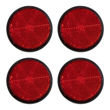 4Pcs Cykelreflektor Varningsreflektor Cykeltillbehör