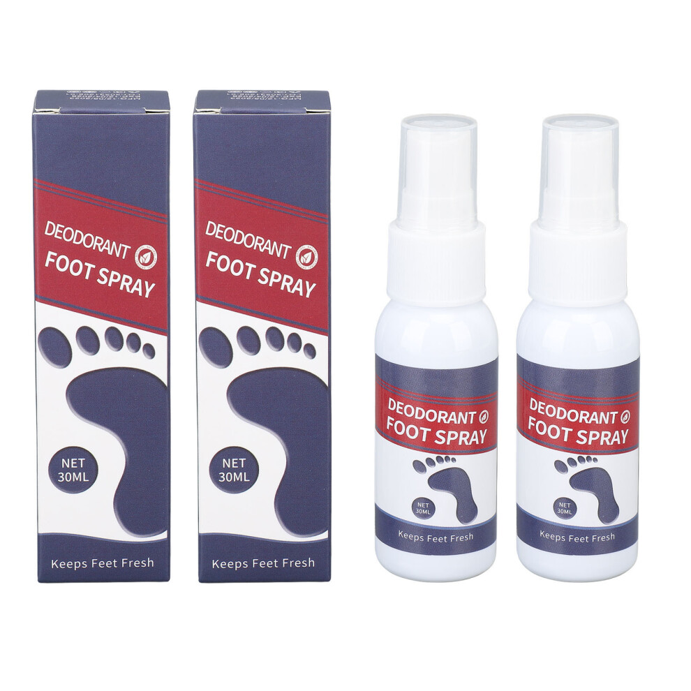 Foot Care Spray Odor Eliminator Moisturizing Callus Removal 30ml X 2