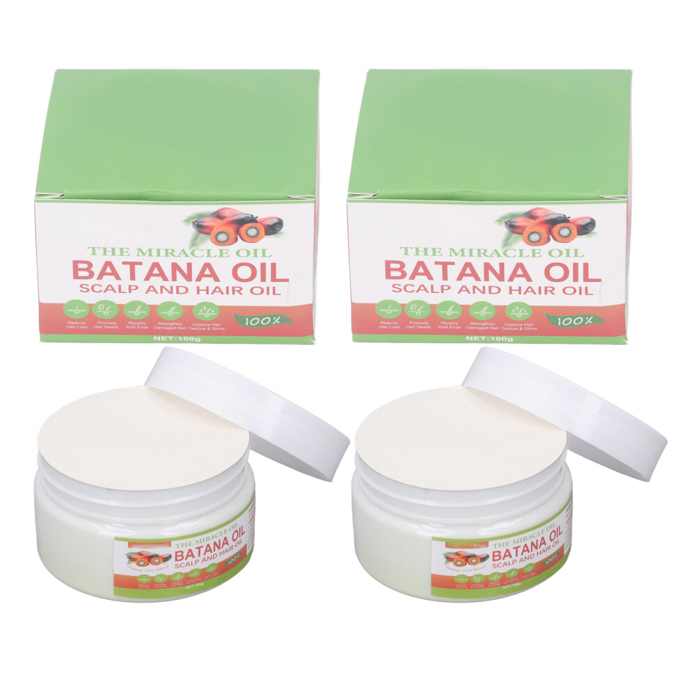 Batana Oil Frizz Control Moisturizing Dry Hair Treatment 100g X 2