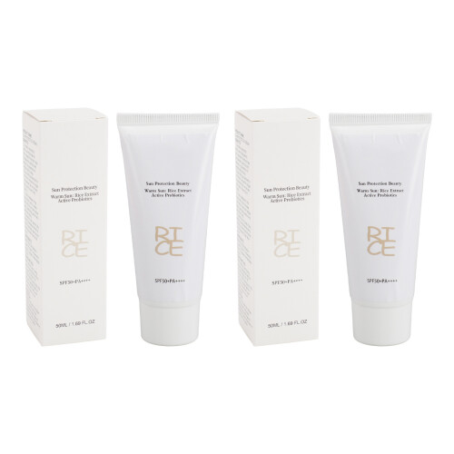 2pcs Rice Probiotic Cream 50ml UV Sunscreen