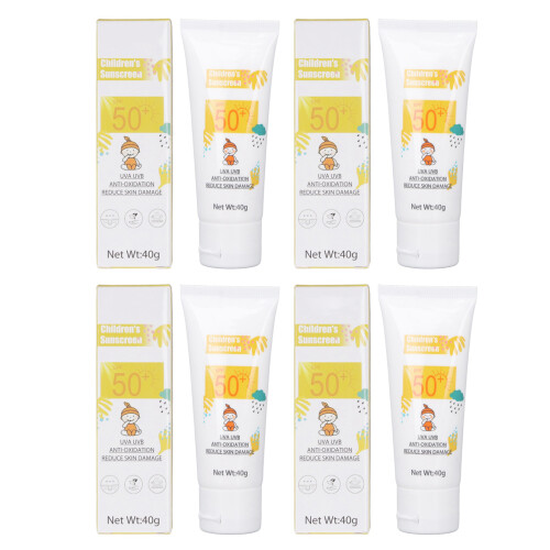 4x Kids Sunscreen SPF50 40g Moisturizing Lotion
