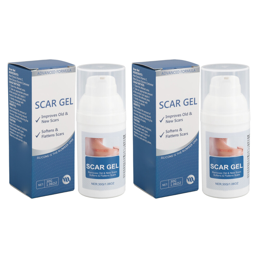 2pcs Surgical Scar Gel 1.1oz Moisturizing Scar Removal