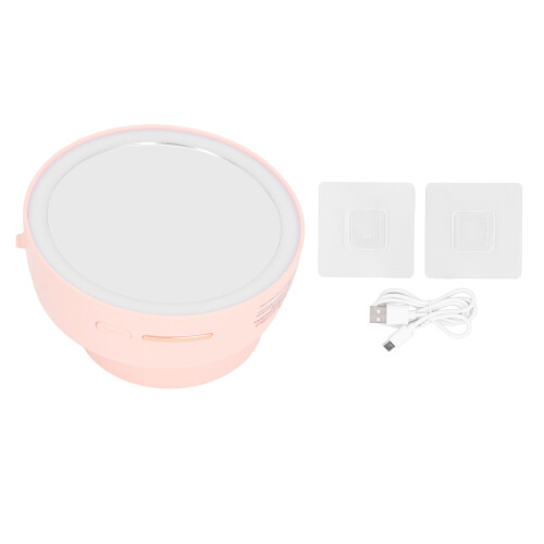 (Pink) Specchio Trucco Touchless Distributore Sapone Rosa