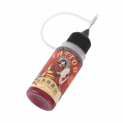 (Red) 8PCS Semi-Permanent Tattoo Ink 80ml Red 1