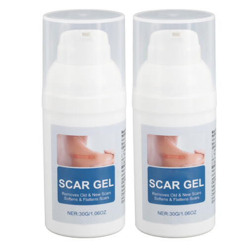 2 Pezzi Gel Cicatrici Idratante 1.1oz 1