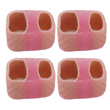 (S) 4 Stück SEBS Zehentrenner flexibel für große Zehe pink
