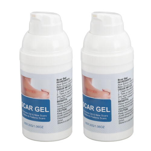 2 Pezzi Gel Cicatrici Idratante 1.1oz 2