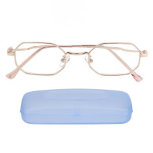 (+150 Rose Gold Frame) HD +1.50 Presbyopie Bril Roze Gouden Frame