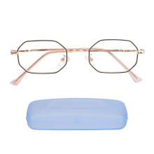 (+150 Black Rose Gold Frame) HD +1.50 Presbyopie Bril Roze Gouden Frame