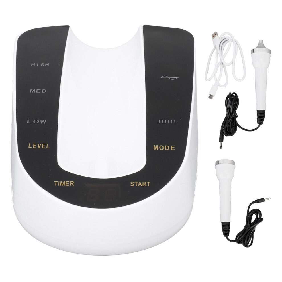 2 in 1 Ultrasound Facial Eyes Massager USB Rechargeable