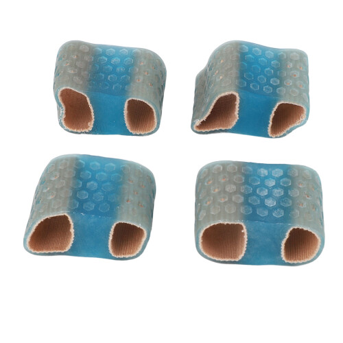 (S) 4pcs Toe Separators Bunion Corrector 2 Loops Hallux Valgus L 1
