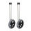2Pcs Walker Wheels Replacement Adjustable Aluminum Alloy Legs 3