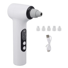 Electric Blackhead Remover Vacuum w/ Blue Light 5 Heads