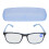 (+150 Blue Inside Black Frame) Blue Light Blocking Reading Glasses +1.50 Black Frame 1