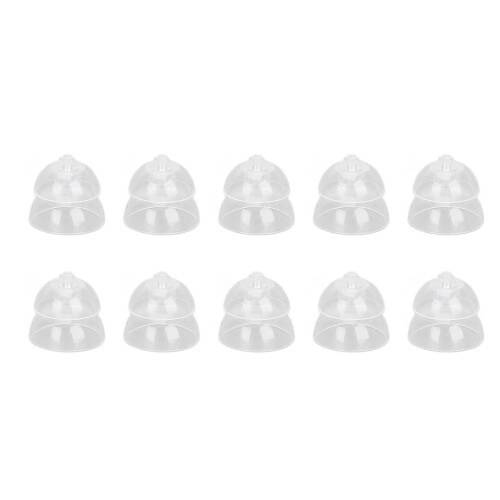 (12mm / 0.47in) 10Pcs Silicone Anti-Static Ear Tips 10mm