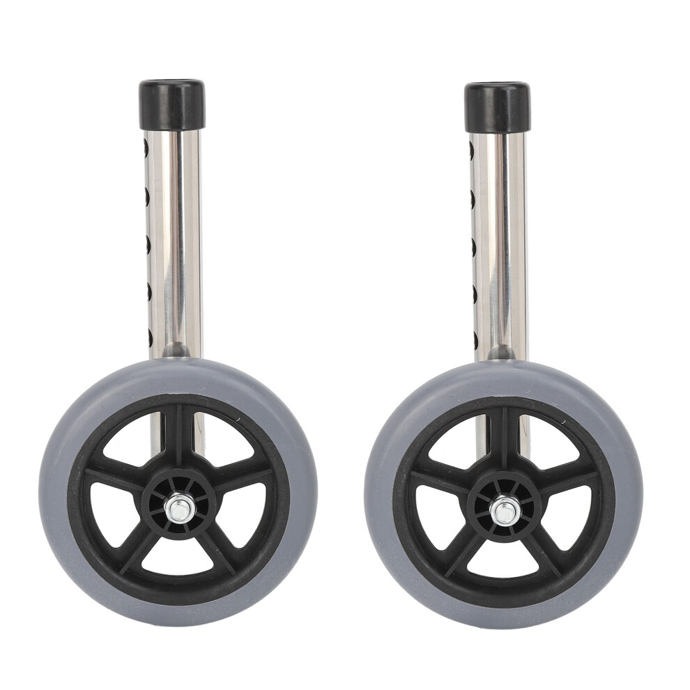 2pcs Walker Wheels Universal Adjustable Height Rollator Wheels