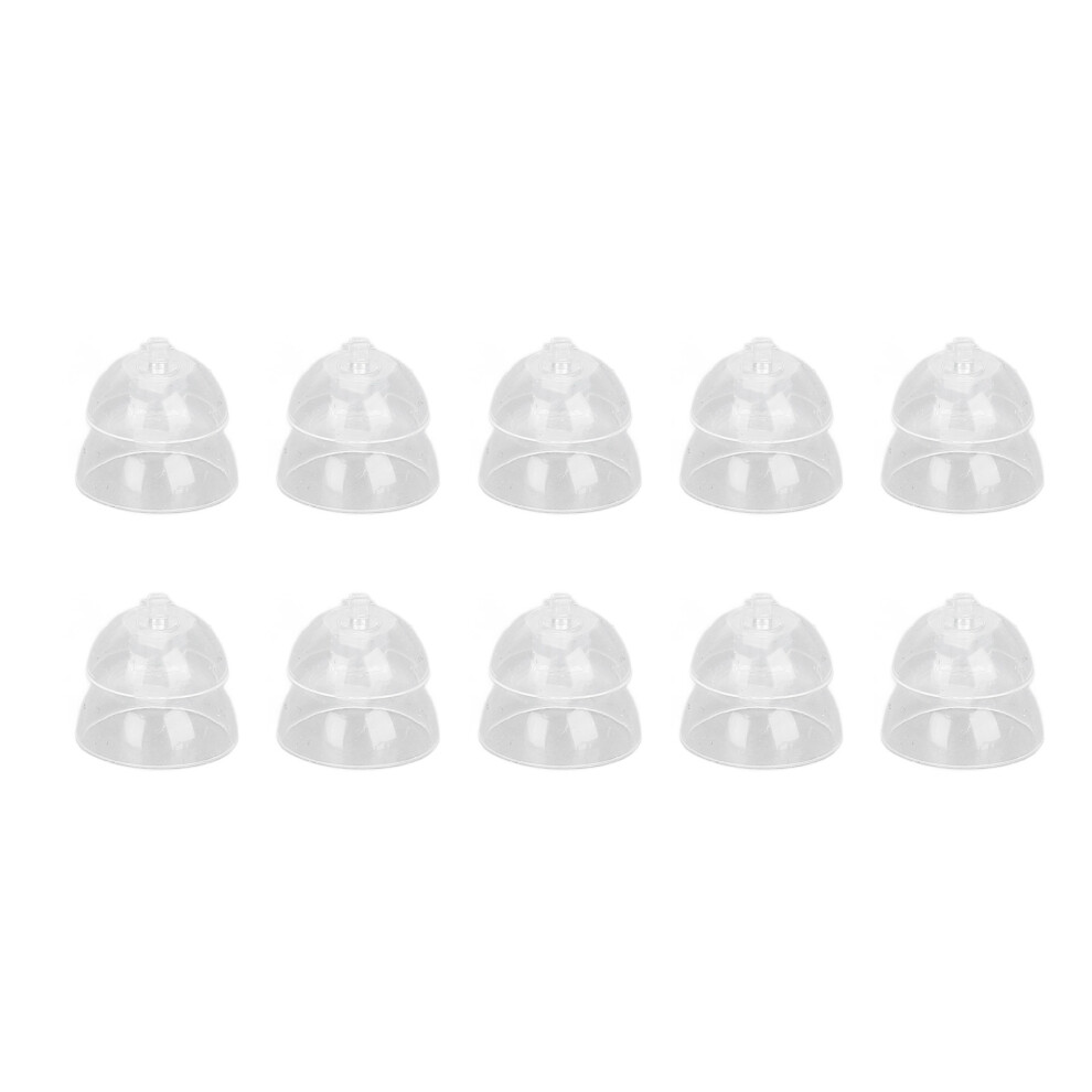 (10Mm / 0.39In) 10Pcs Sound Amplifier Silicone Anti-Static Double Layer Ear Tips 10Mm 461605345154