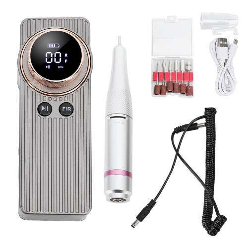 Tragbare Nagelfeile 35000U/min Akku mit LCD-Display