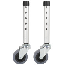 Walker-Räder Universal drehbar höhenverstellbar 2Stk