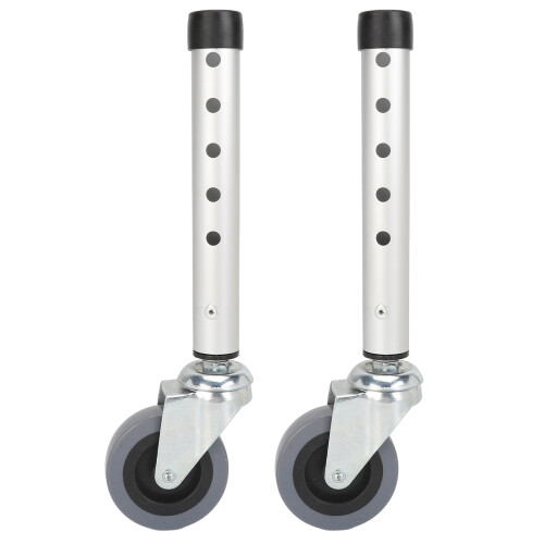 Walker-Räder Universal drehbar höhenverstellbar 2Stk