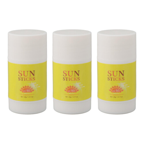 3x 40g Sonnenstift feuchtigkeitspendend UV-Schutz