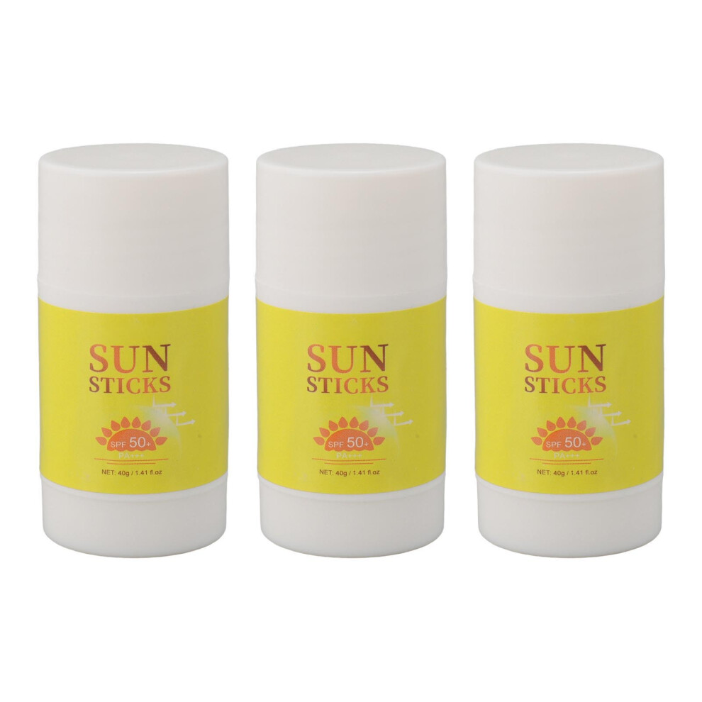 3PCS 40g Sunblock Stick Moisturizing UV Protective