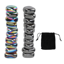 20x Magnetsteine Schachspiel Kinder bunt schwarz