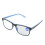 (+150 Blue Inside Black Frame) Blue Light Blocking Reading Glasses +1.50 Black Frame 2