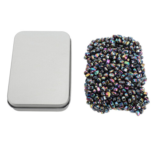 510x Magnetsteine Ferrit bunt magnetische Perlen