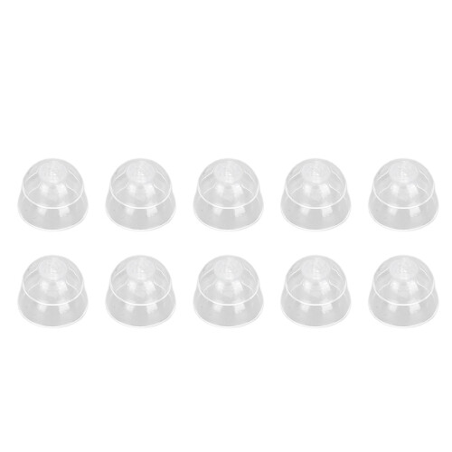 (12mm / 0.47in) 10Pcs Silicone Anti-Static Ear Tips 10mm 1