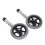 2Stk Walker-Räder Universal höhenverstellbar Rollator 5