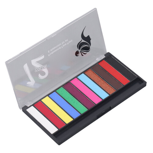 Leuchtende Gesichtsmalerei-Palette mit Pinsel 2