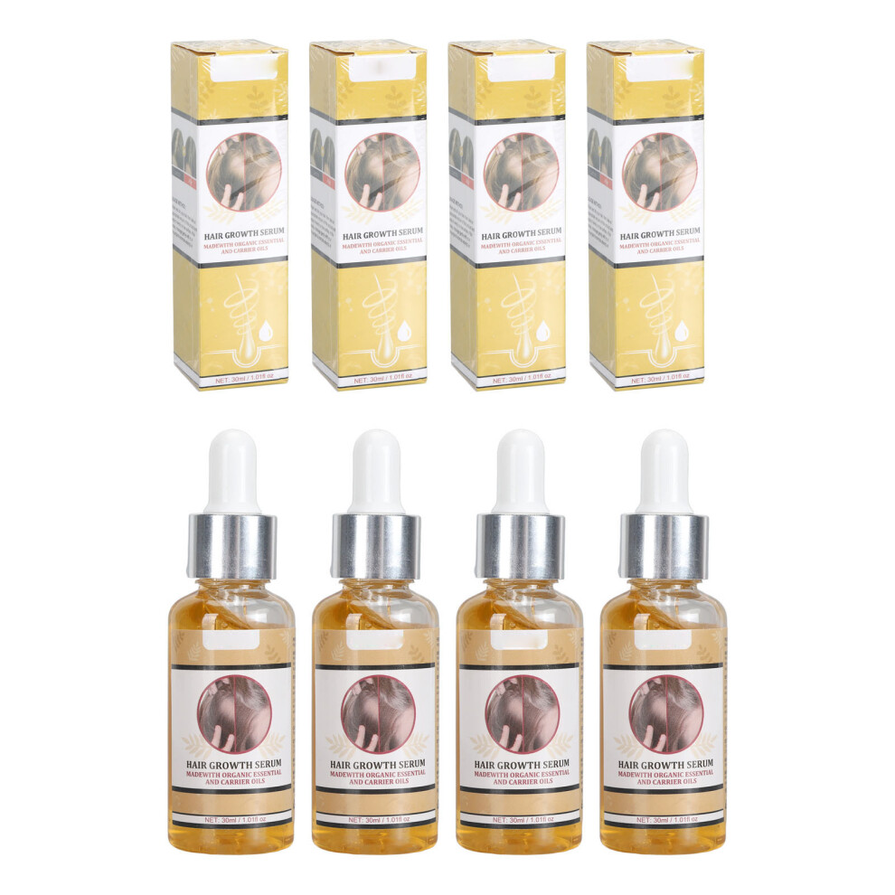 Hair Growth Serum 30ml X 4 Nourishing Strengthening Regrowth