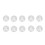 (12mm / 0.47in) 10Pcs Silicone Anti-Static Ear Tips 10mm 5