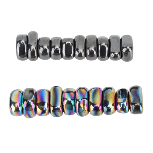 20x Magnetsteine Schachspiel Kinder bunt schwarz 2