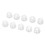 (10mm / 0.39in) 10Pcs Silicone Anti-Static Ear Tips 10mm 4