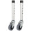 Walker-Räder Universal drehbar höhenverstellbar 2Stk 2