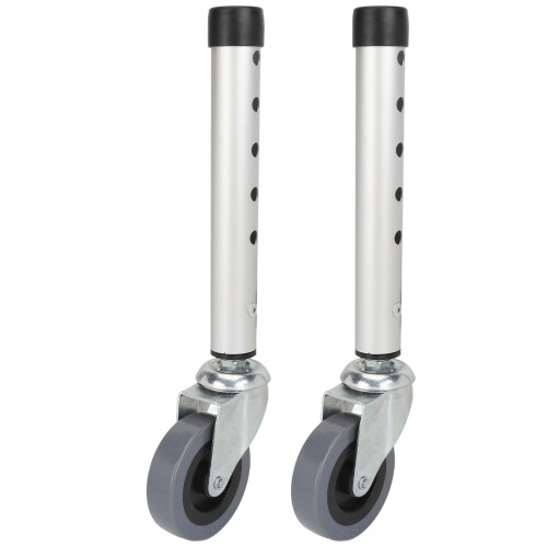 Walker-Räder Universal drehbar höhenverstellbar 2Stk 1