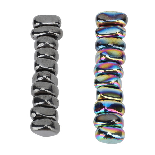 20x Magnetsteine Schachspiel Kinder bunt schwarz 1