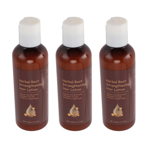 3x100ml Haarwuchslotion mit Kräutern zur Stärkung 2